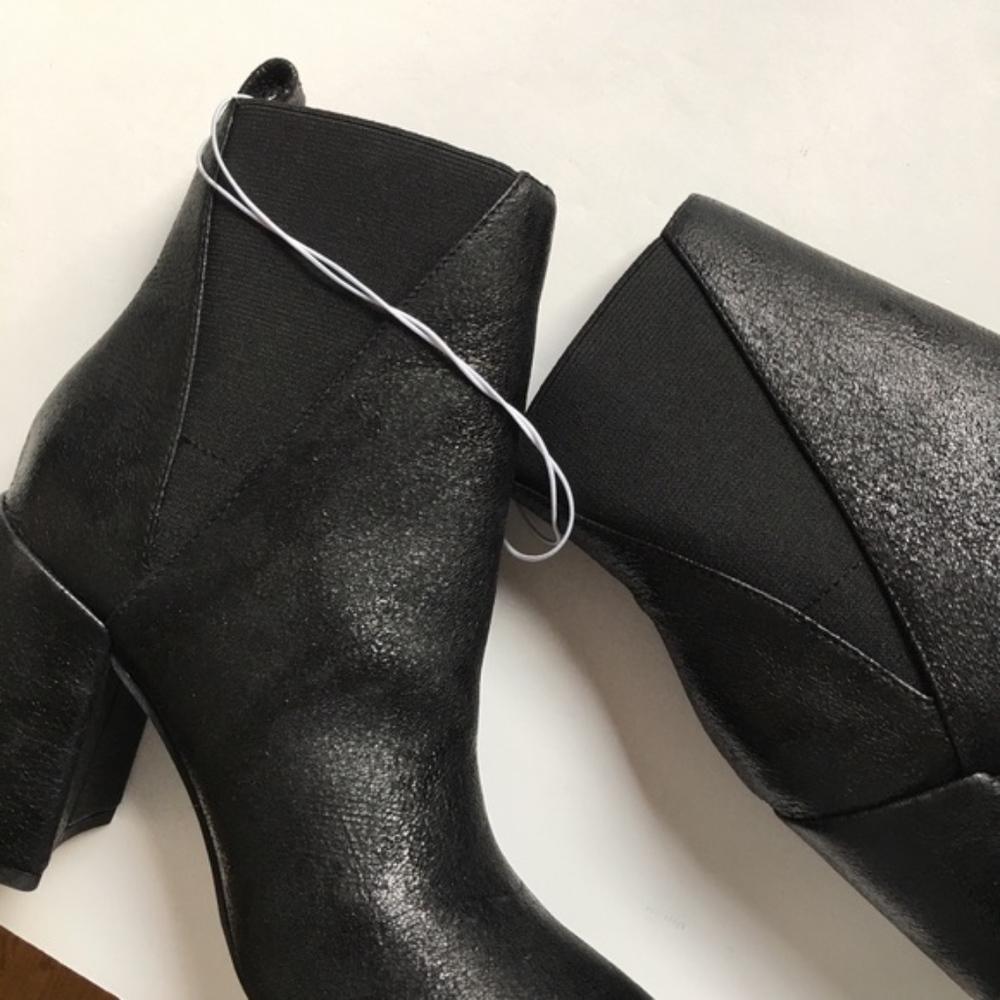 A New Day Nikita Metallic Pointed Boots Black - Picture 4 of 7